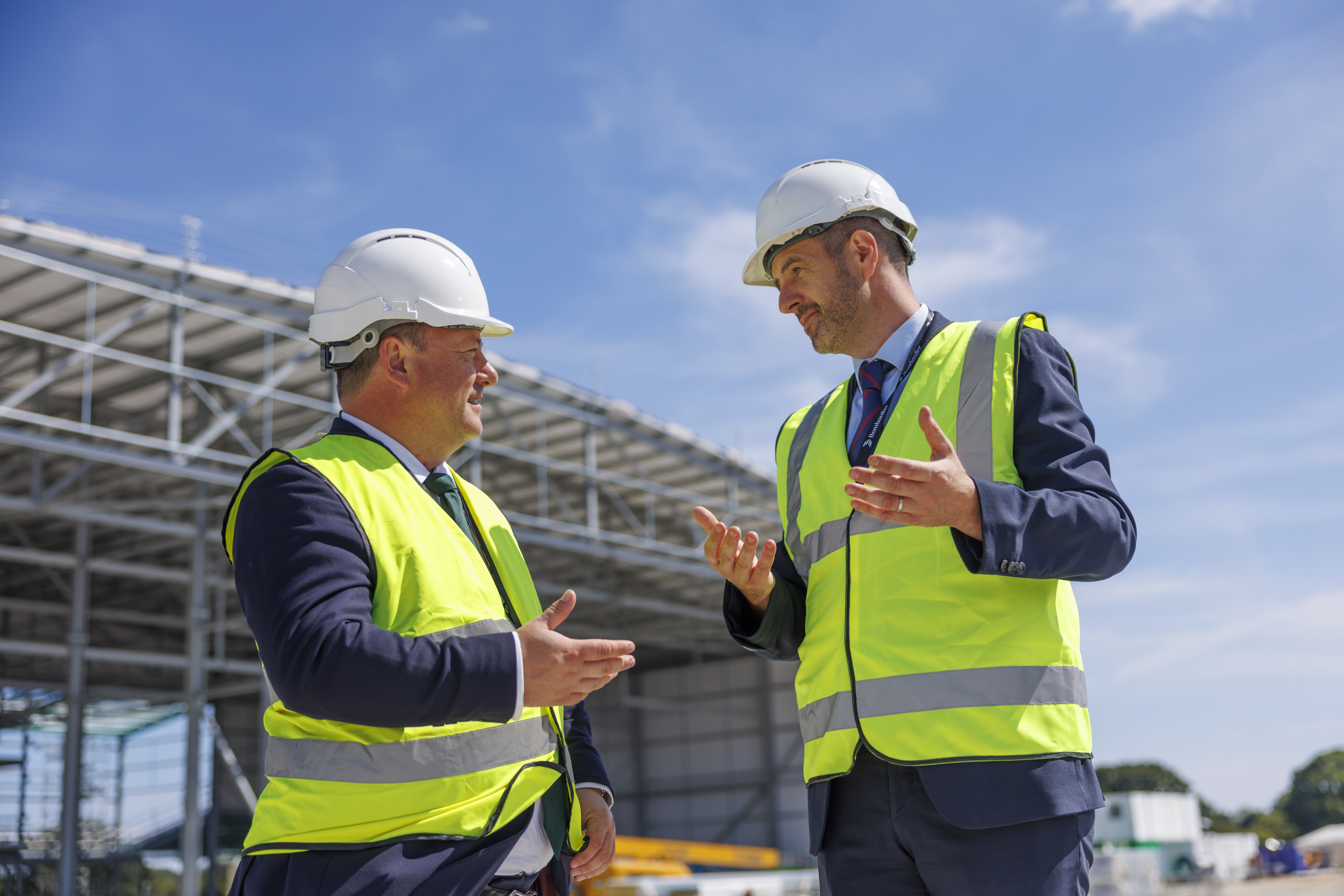 New Paint Facility at Bombardier’s London Biggin Hill Service Centre Progressing to Plan as Structure Takes Shape
