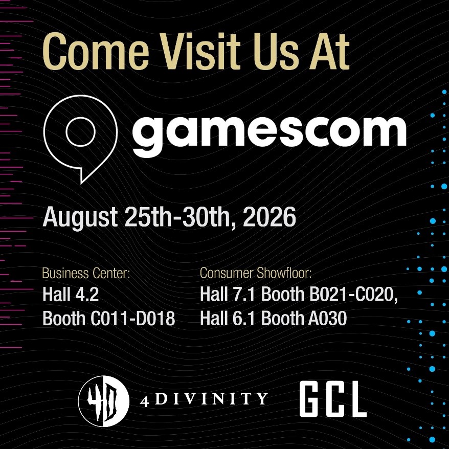 GCL’s Subsidiary 4Divinity to Showcase Six Titles at gamescom 2026