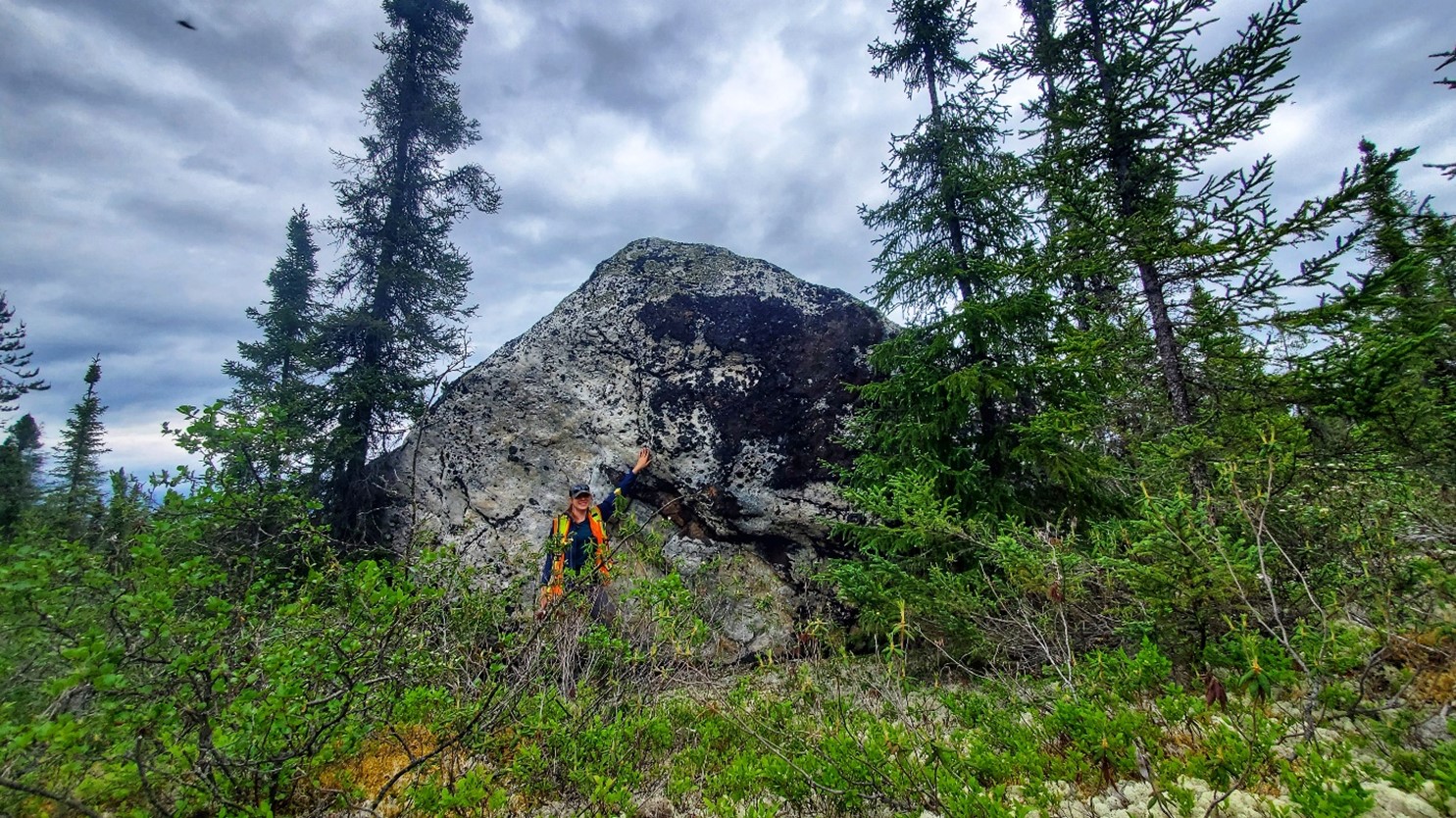 New angular boulder discovered in latest prospecting program