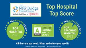 Bergen New Bridge Medical Center nationally recognized as  ‘Top Hospital’ for outstanding quality and safety