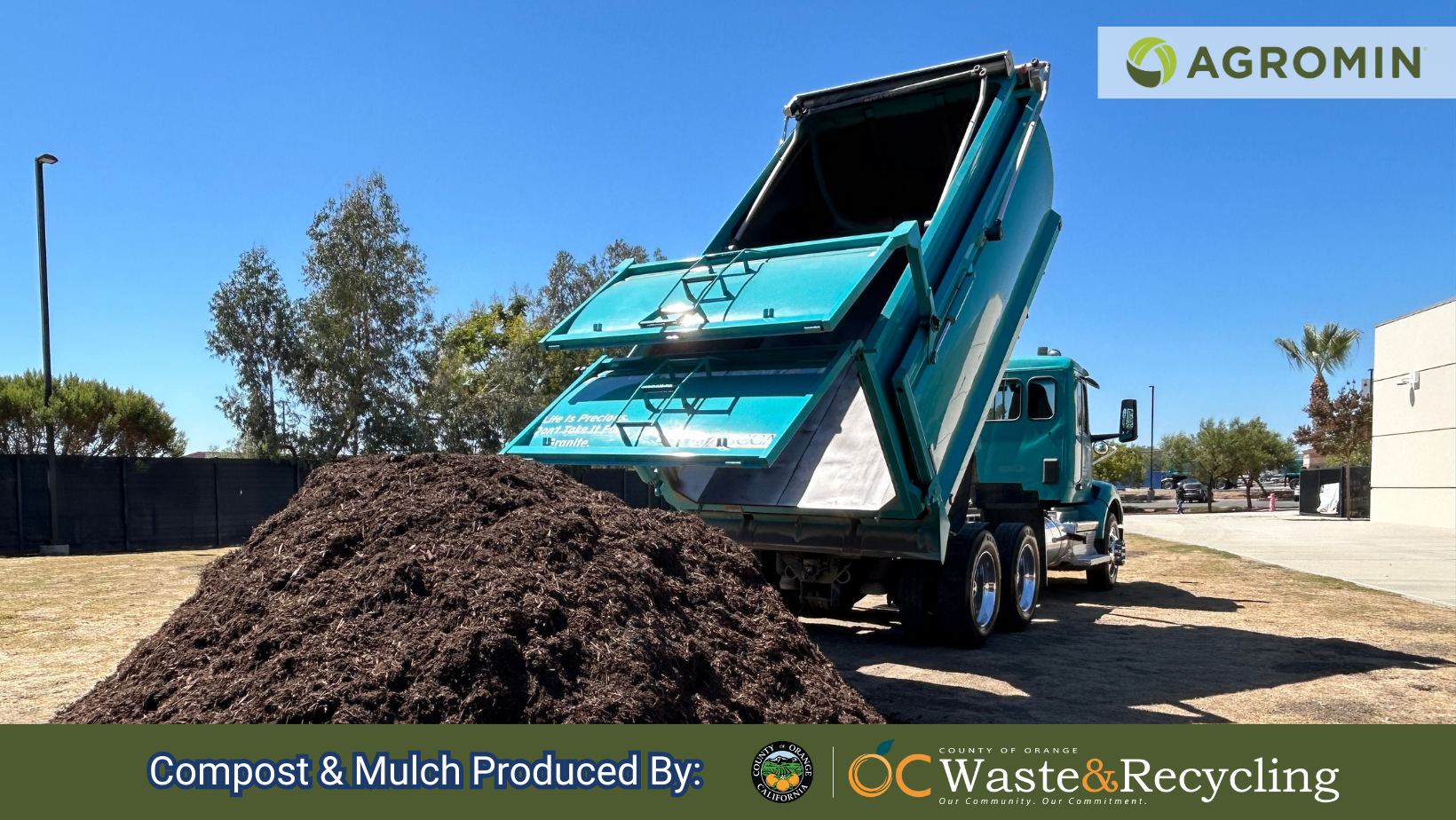 OC WASTE & RECYCLING PARTNERS WITH AGROMIN TO EXPAND  COMPOST AND MULCH PROGRAM