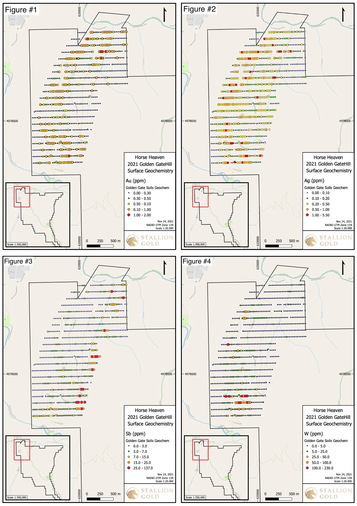 Stallion Geochemical Maps - Figure 1-4