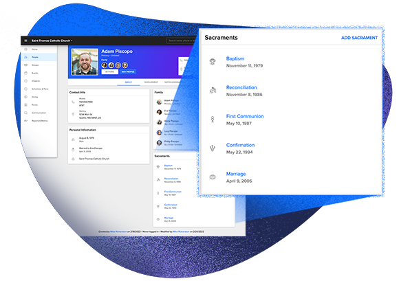 Pushpay’s ParishStaq Offers Sacrament Tracking