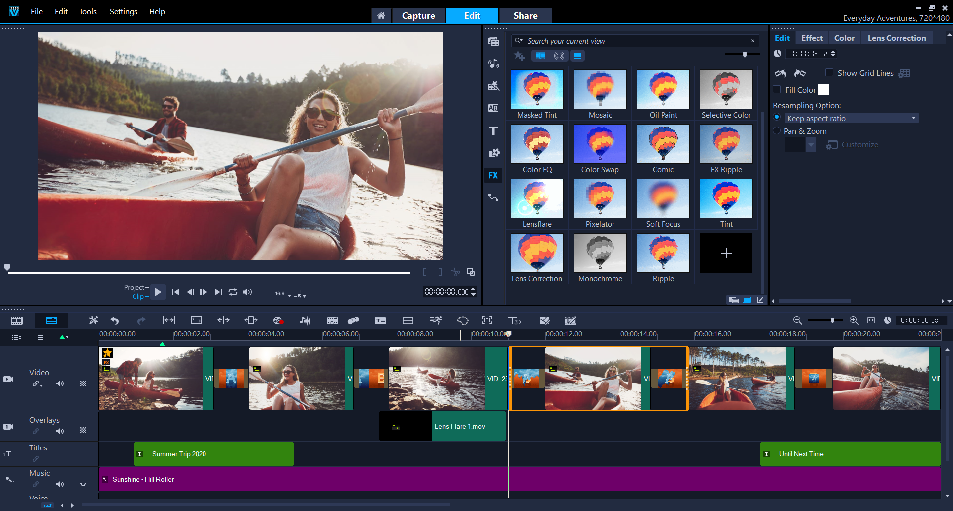 VideoStudio Ultimate 2020 - User Interface