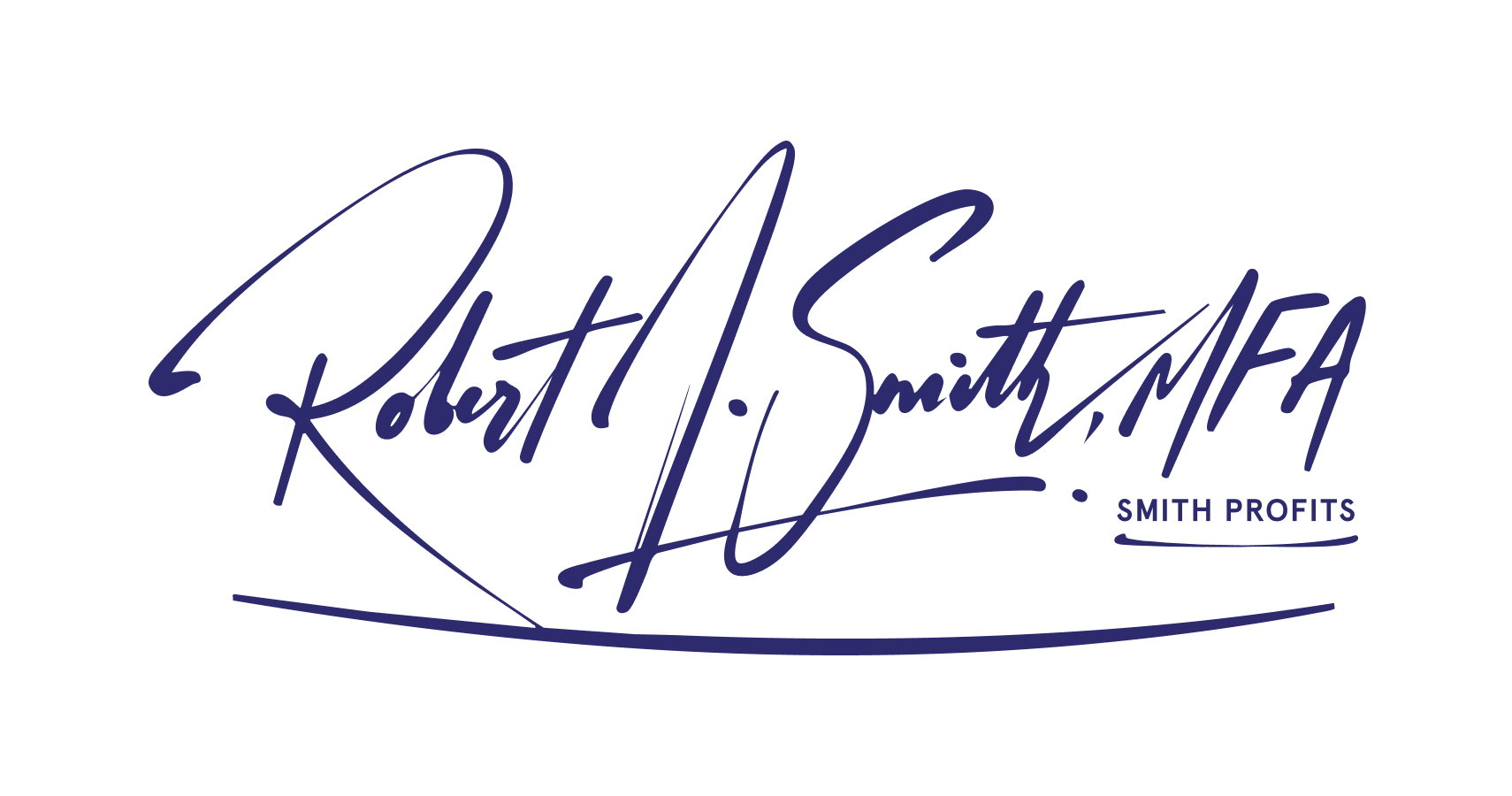 Double Signature Smile - Blue on White Logo.png