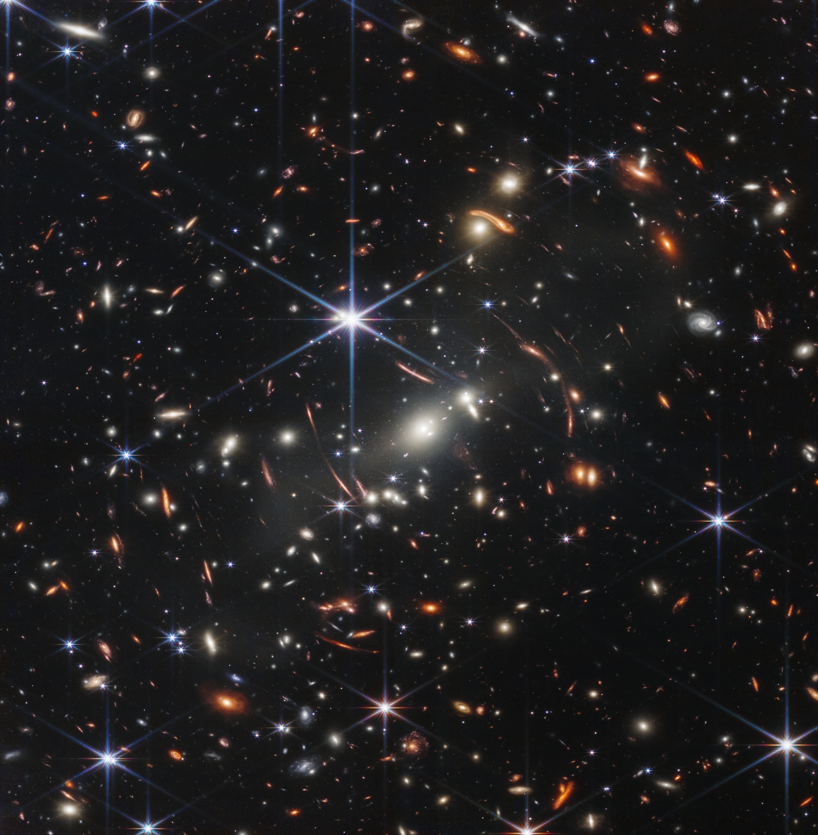 NASA’s James Webb Space Telescope produced the deepest and sharpest infrared image of the distant universe to date. Known as Webb’s First Deep Field, this image of galaxy cluster SMACS 0723 is overflowing with detail. The image shows the galaxy cluster SMACS 0723 as it appeared 4.6 billion years ago. (Photo Credit: NASA)