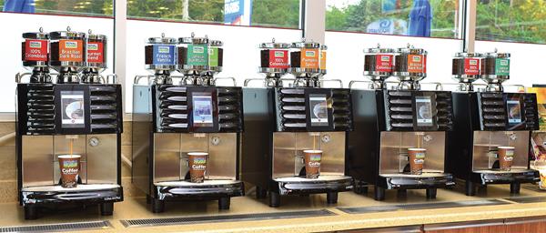 RF coffee machines