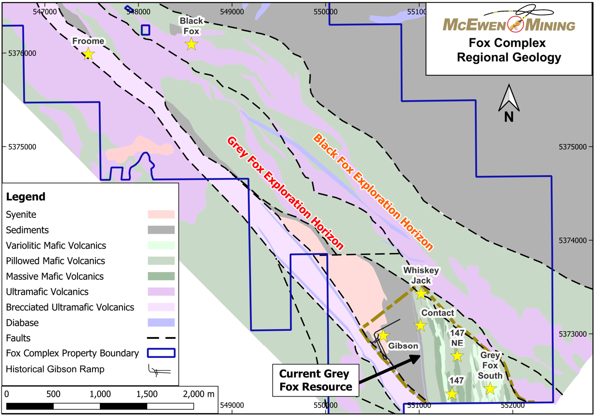 Figure 1. Plan View Map for the Fox Complex 