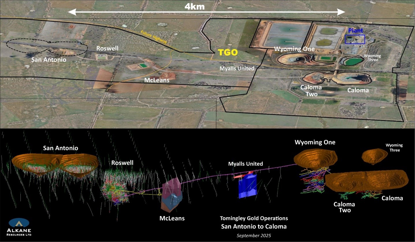 Tomingley Gold Operations, San Antonio to Caloma, September 2025