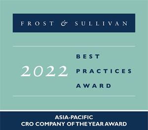Asia Pacific CRO of the Year 2022 for Best Practices in Clinical Trials