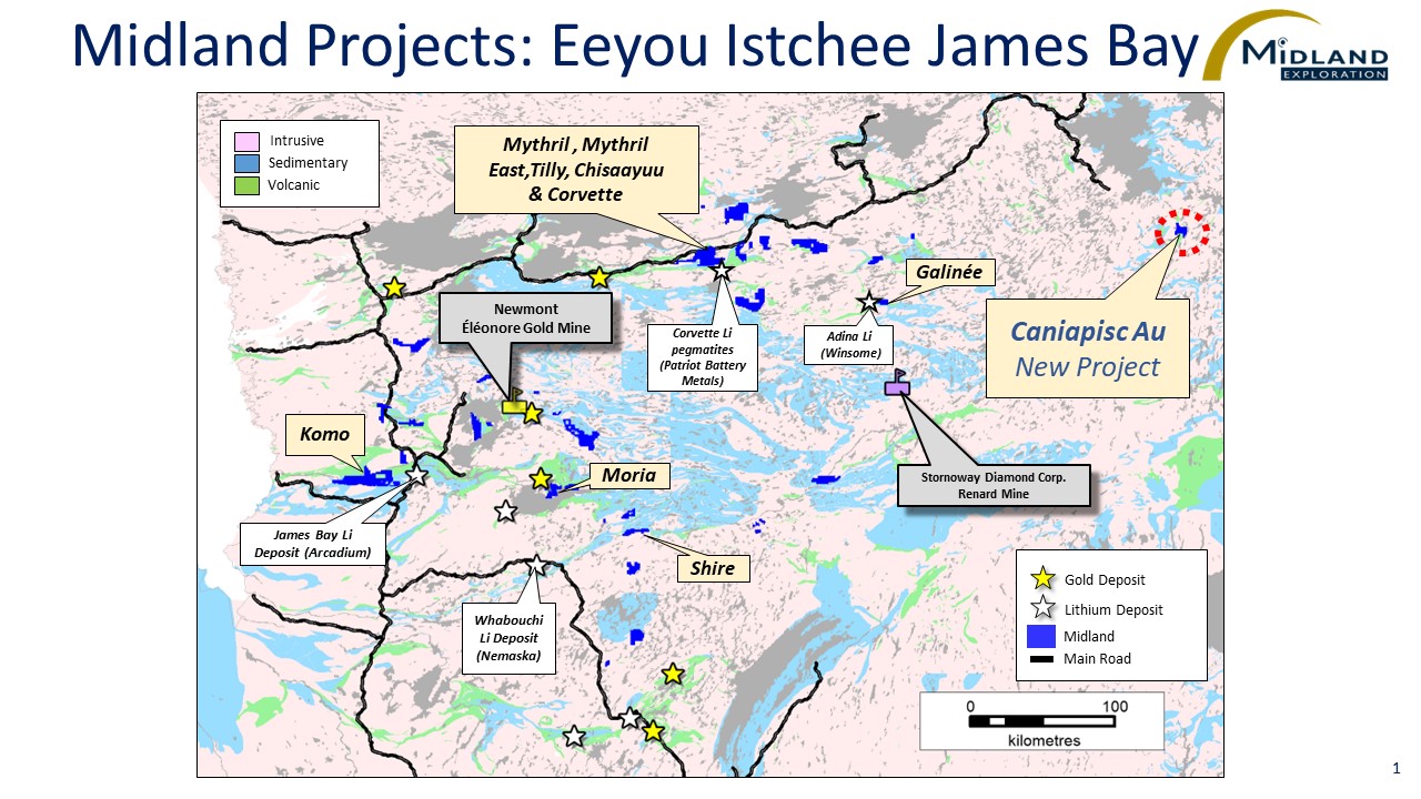 Figure 1 MD Projects - Eeyou Istchee James Bay