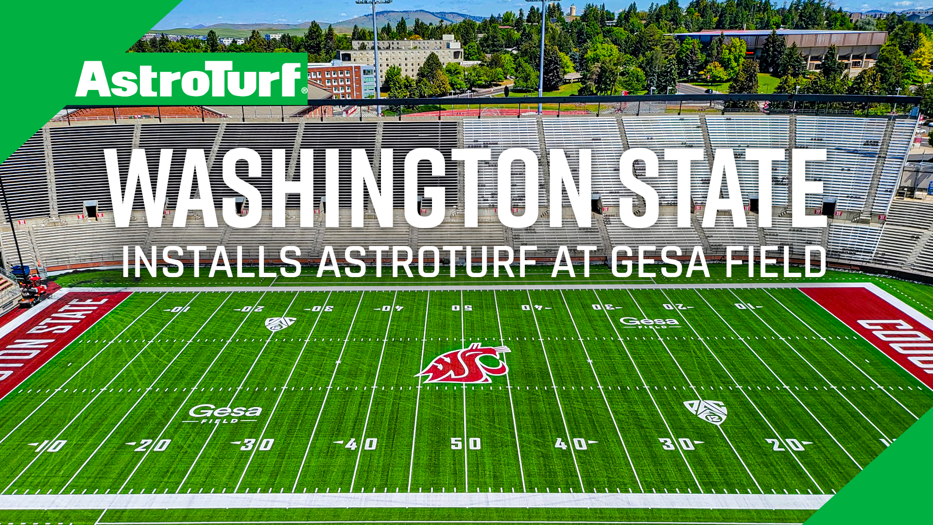 Washington State Football Resurfaces GESA Field with AstroTurf®, Expanding Campus-Wide Adoption Ahead of 2026 Season