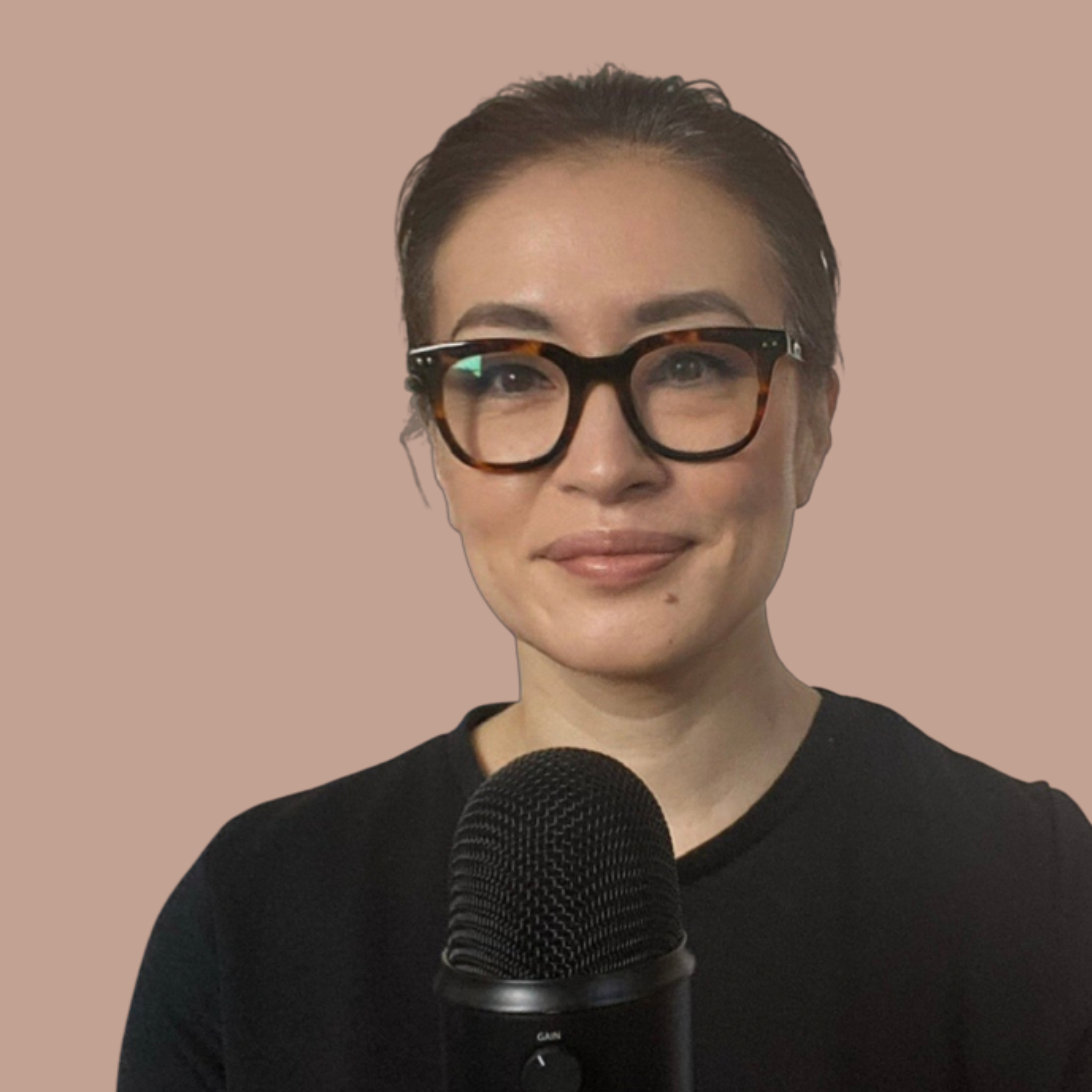 Yukimi Song, pianist and host of The Piano Pod, during a podcast recording session