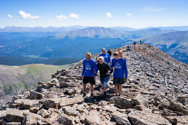 Colorectal Cancer advocates from the 2018 Climb for a Cure