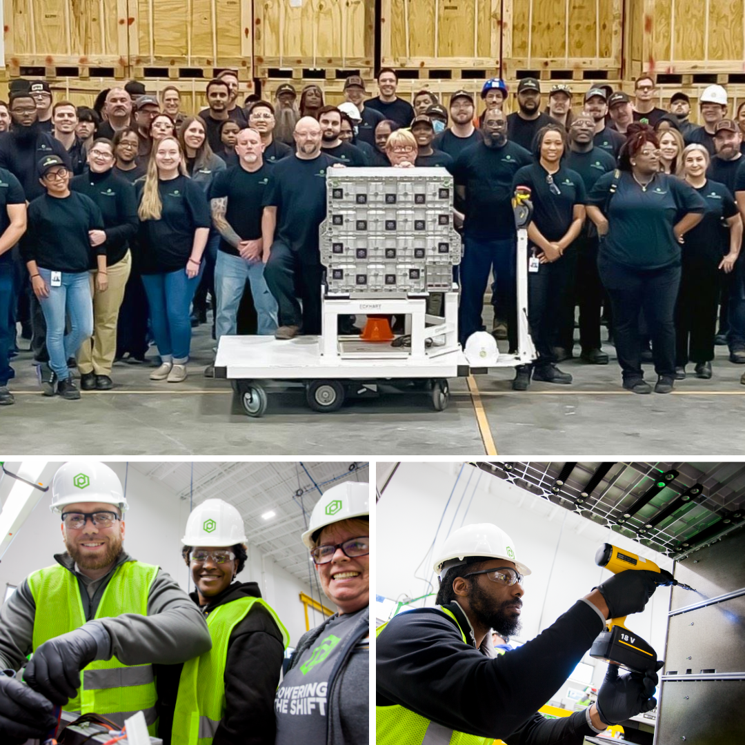 First Proterra Powered commercial EV battery produced at new Powered 1 battery factory 