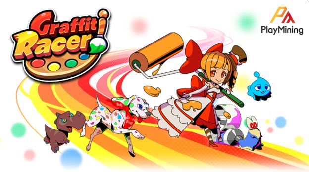 The 'Coloring + Racing' game allows players to color their own NFT characters and race against them.