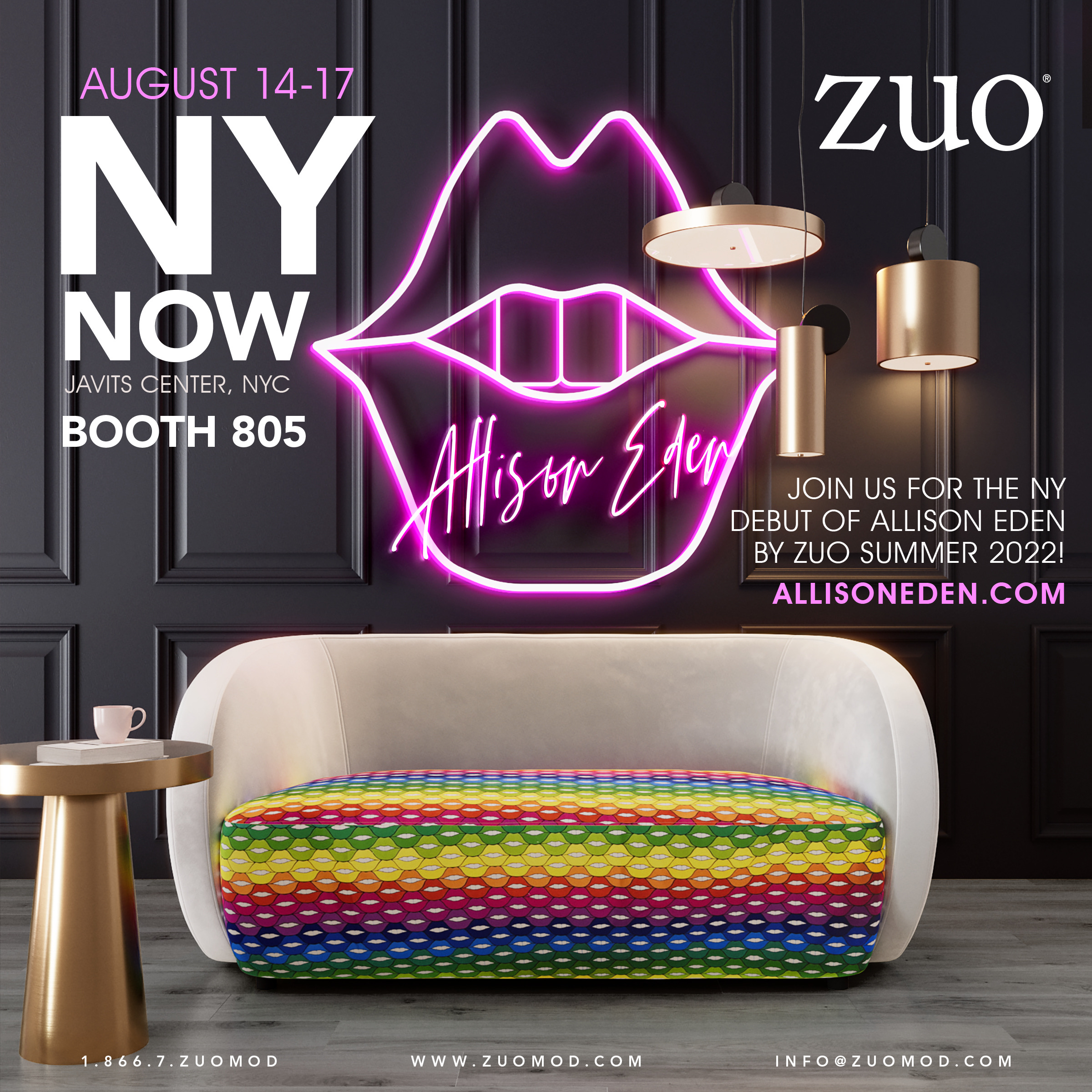 NY NOW to debut Allison Eden by ZUO Summer 2022 Collection