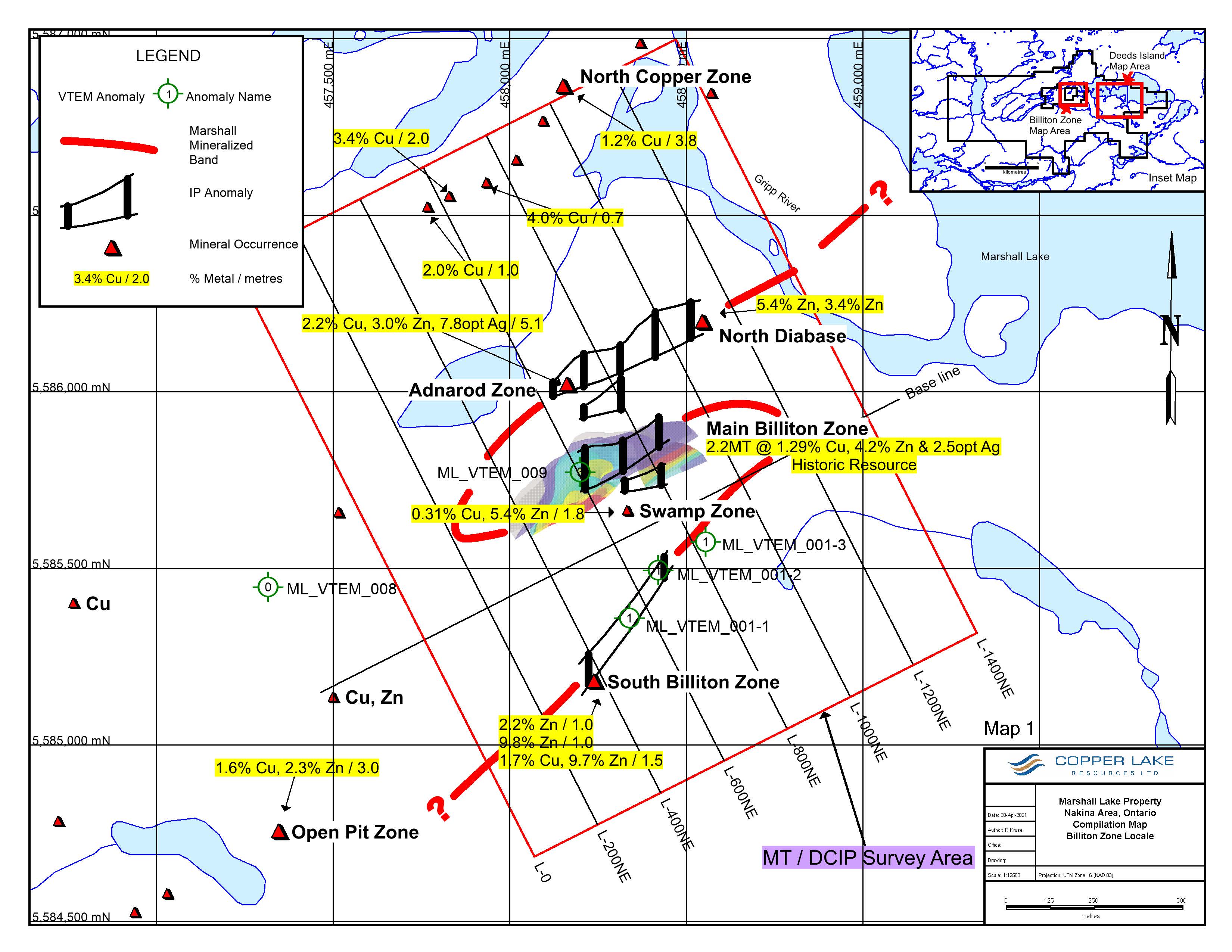 Main Billiton Target Map 1