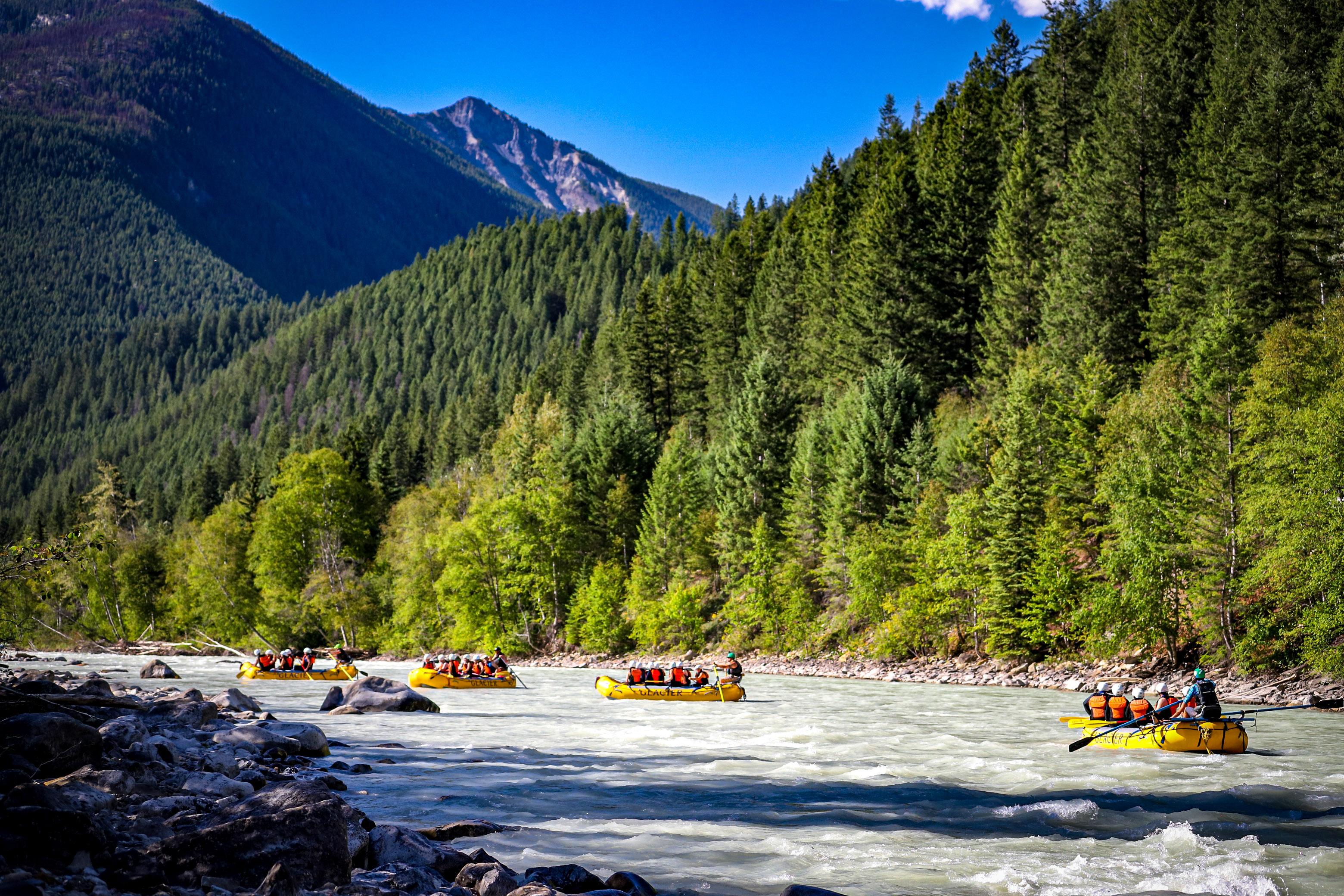 Rafting Kicking Horse River - Glacier Raft Company