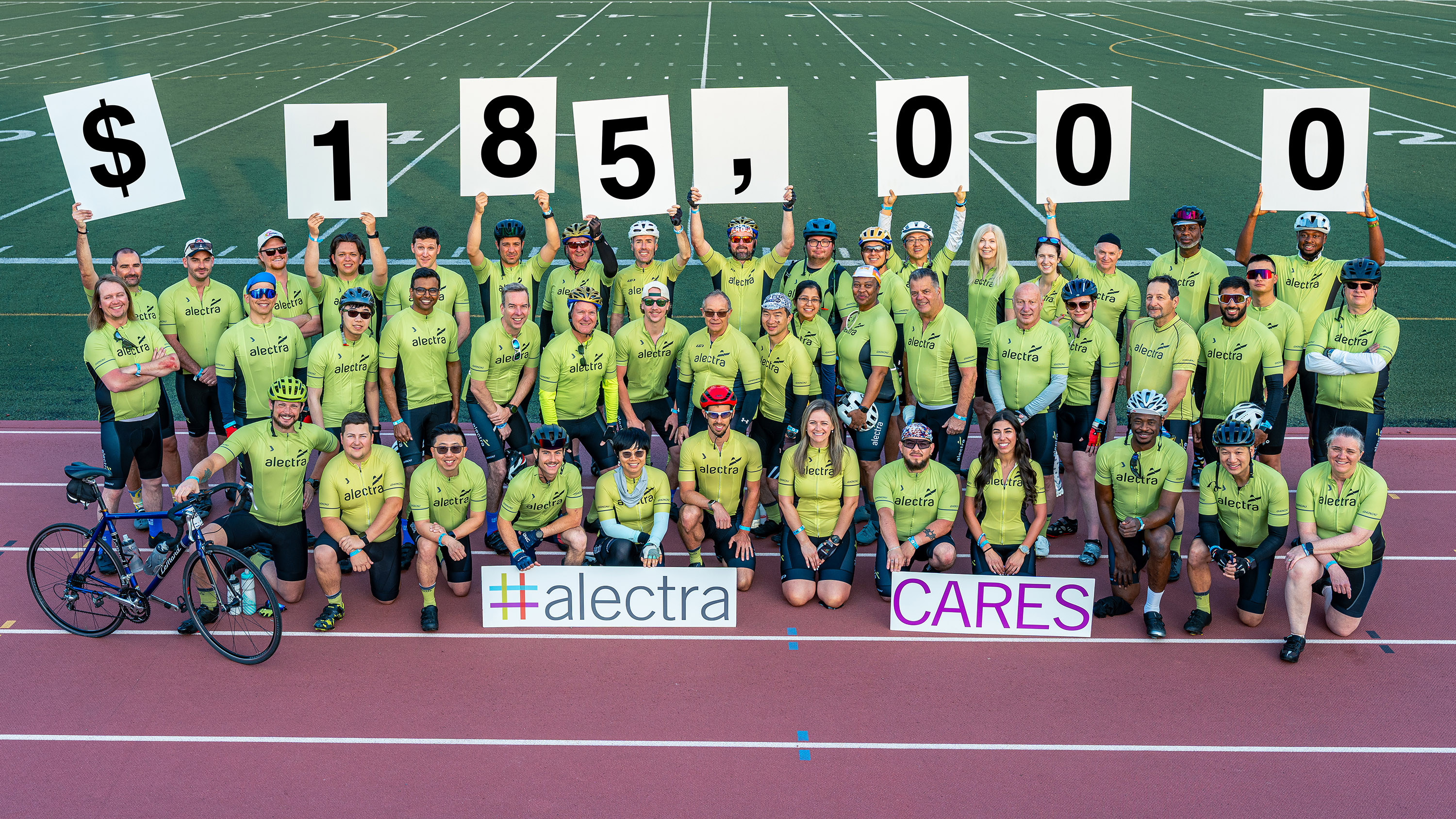Alectra employees participating in Ride to Conquer Cancer