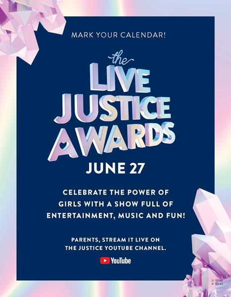 Celebrate the Power of Girls at the Live Justice Awards on June 27