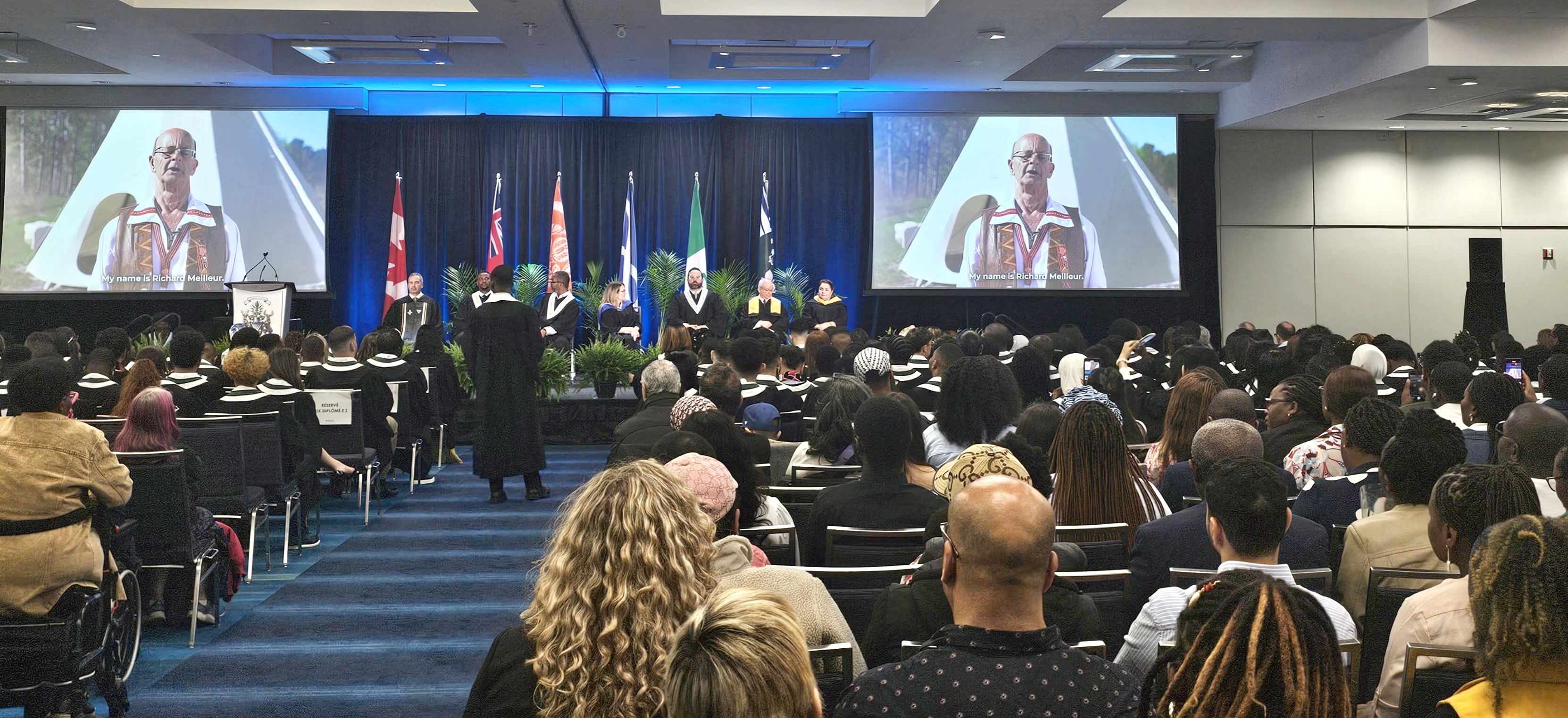 A graduating ceremony at Collège Boréal