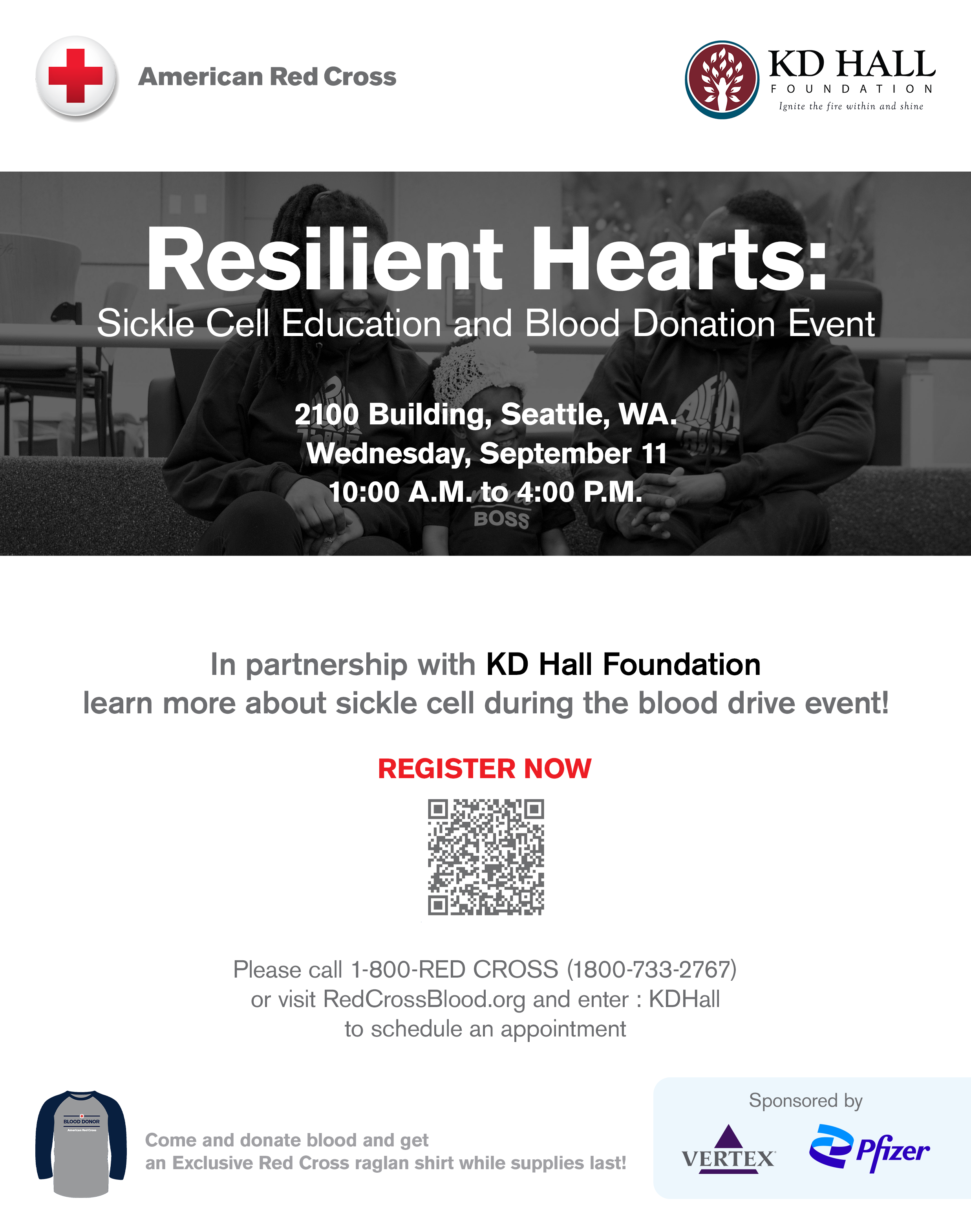 Join us in empowering our community through awareness and action at the Resilient Hearts: Sickle Cell Education and Blood Donation Event—where every drop counts and every heart matters.