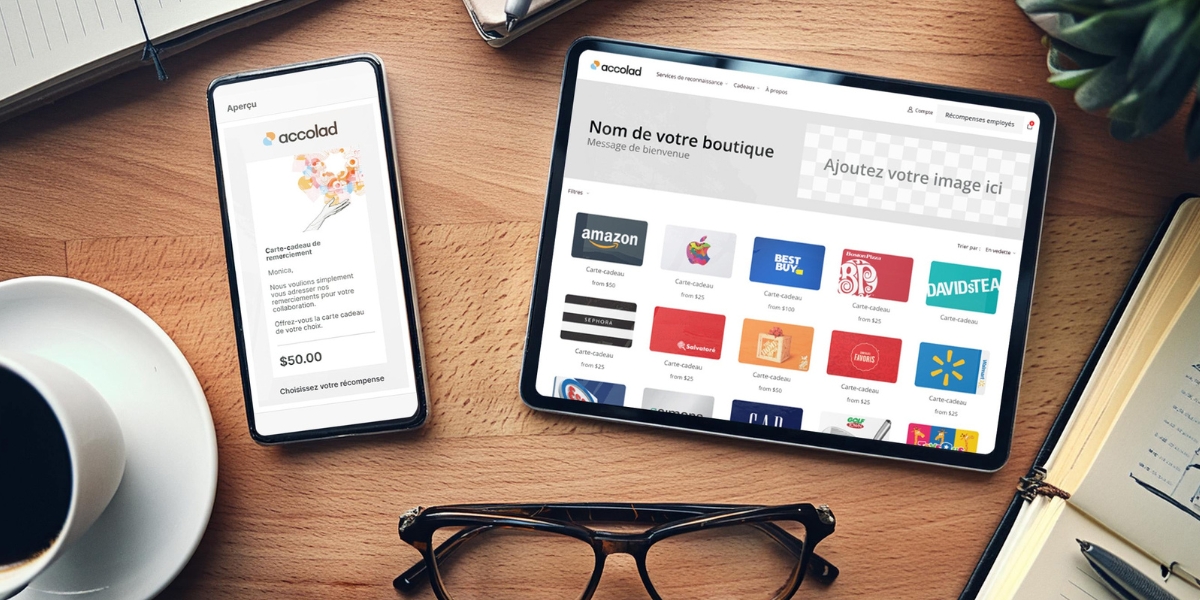 Boutique récompenses employés Accolad