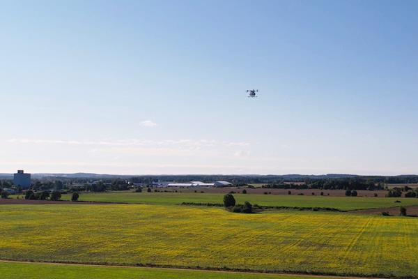 EHang 216 and Falcon AAVs Perform Airport Transport and Parcel Delivery Trial Flights for EU GOF 2.0 Project in Estonia