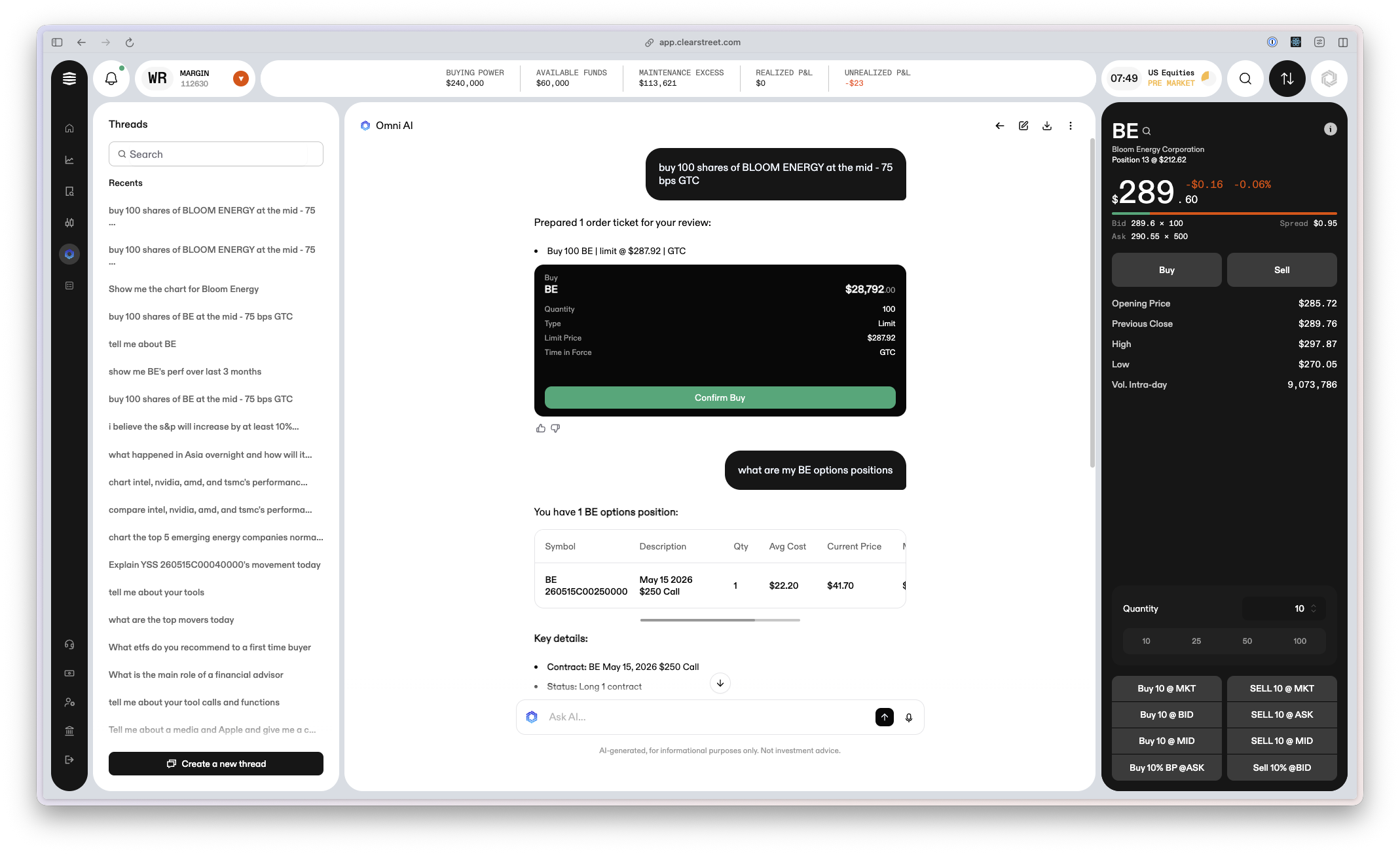 Omni AI on Desktop