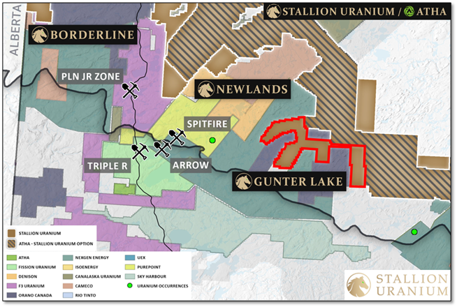 Stallion Uranium’s Gunter Lake Project