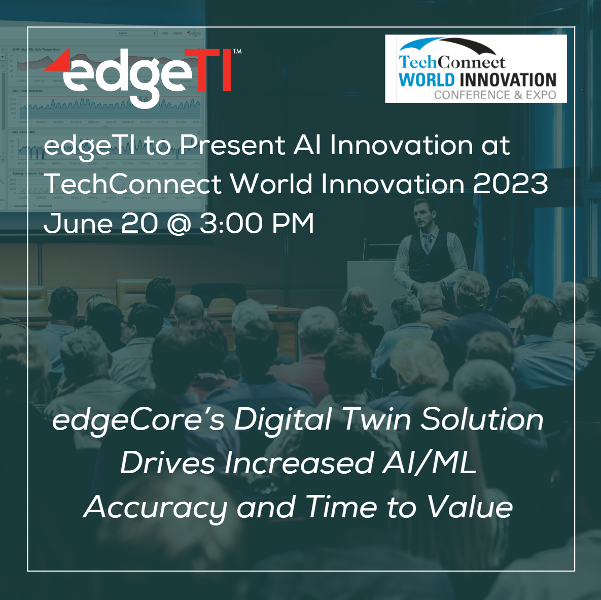 edgeTO to Present  At TechCOnnect World Innovation 2023