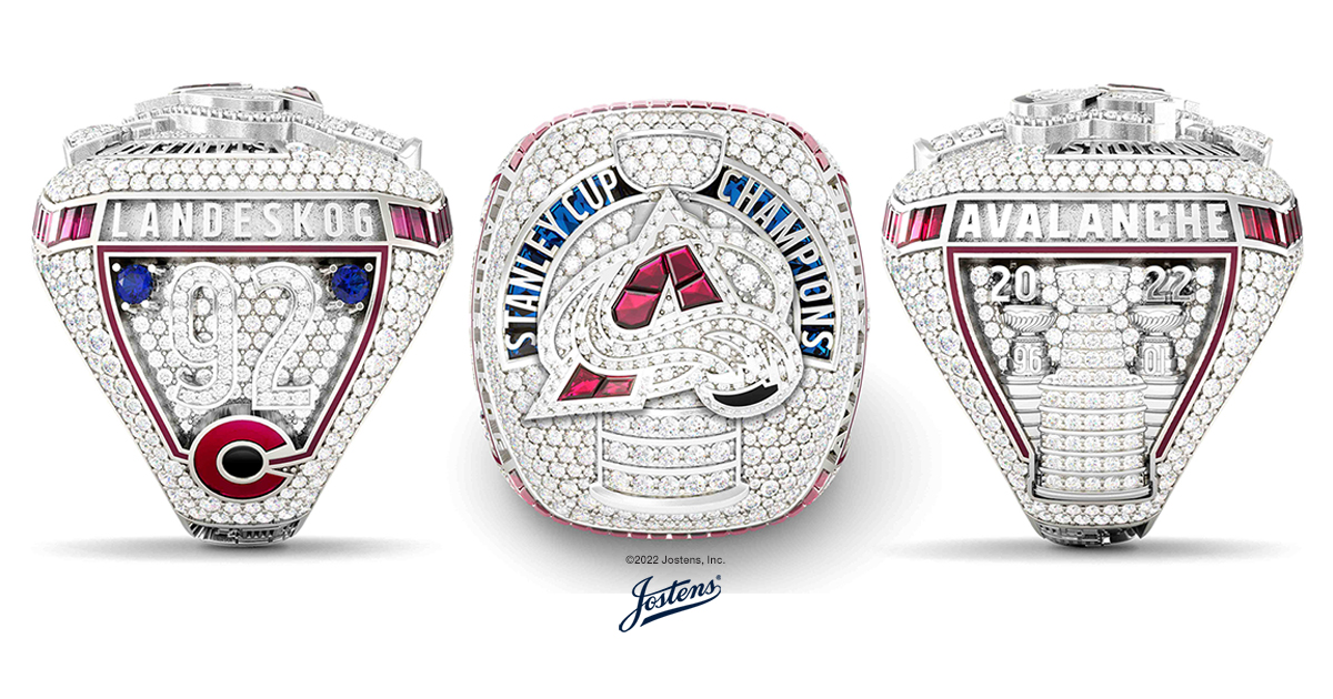 Colorado Avalanche Majestic Threads 3-Time Stanley Cup Champions