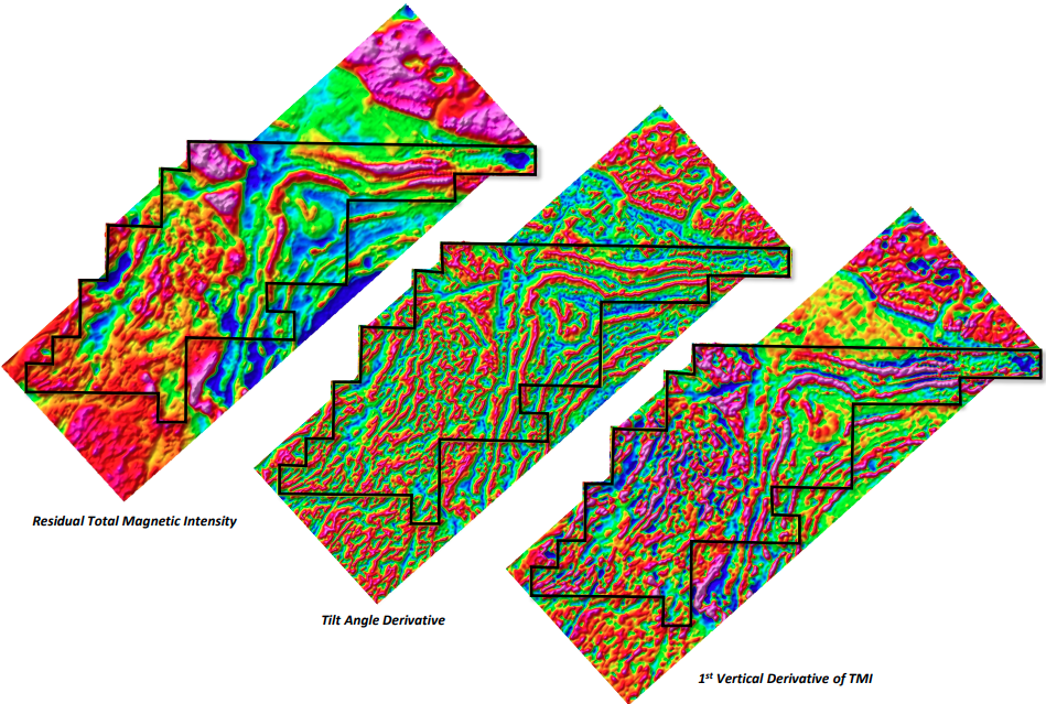 Figure 2: McDonough East property – high-resolution heliborne magnetic Survey 2021.