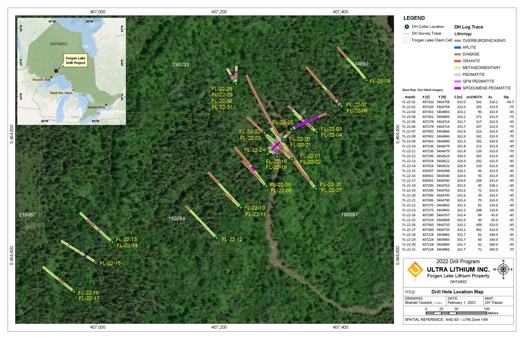 figure1 Drill hole location map