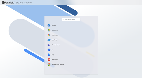 Parallels Browser Isolation Apps