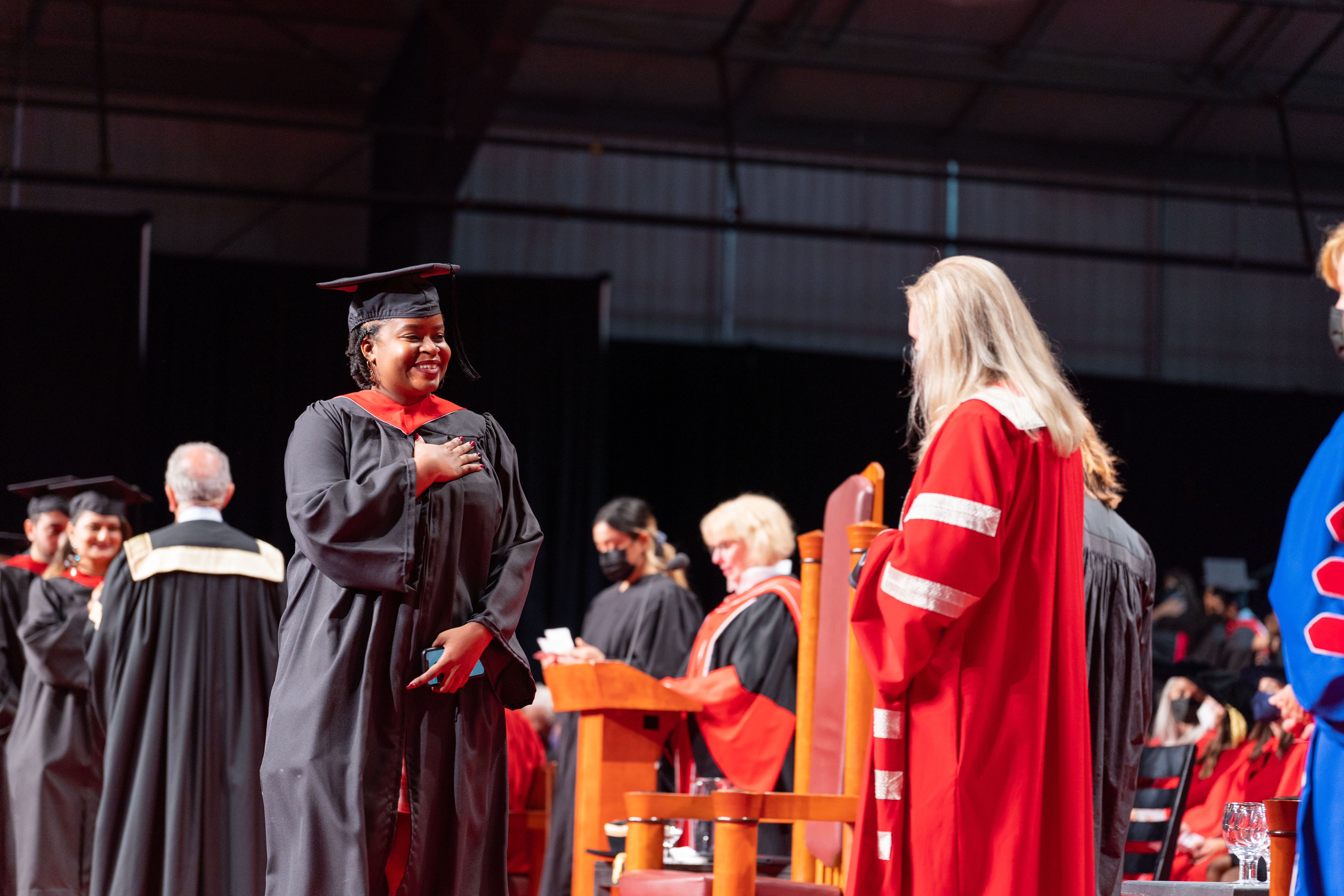 York U Convocation stage