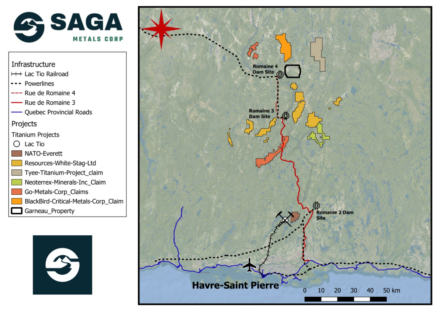 SAGA Metals Acquires Strategic Titanium Assets from Rio Tint