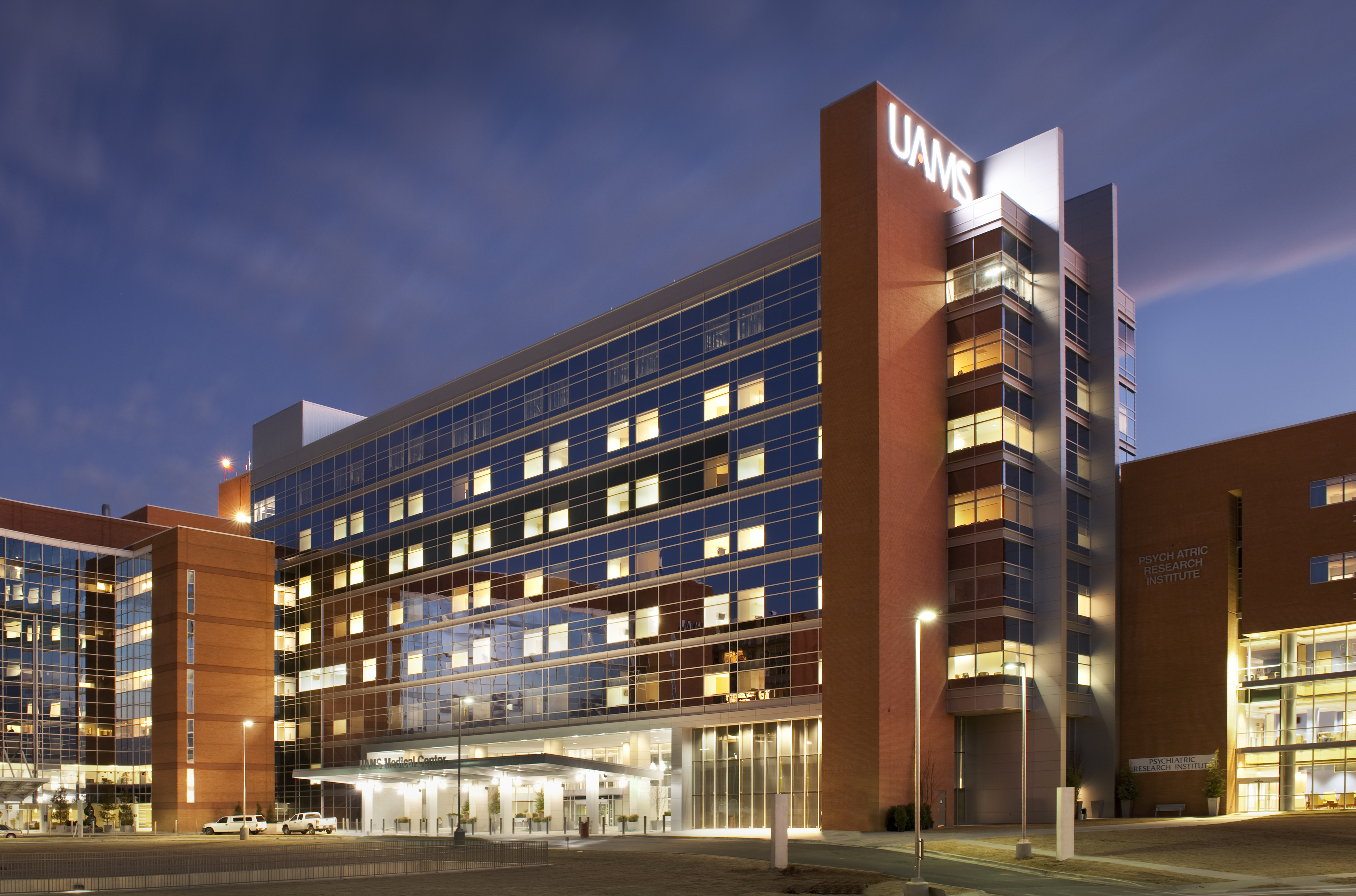 UAMS hospital exterior