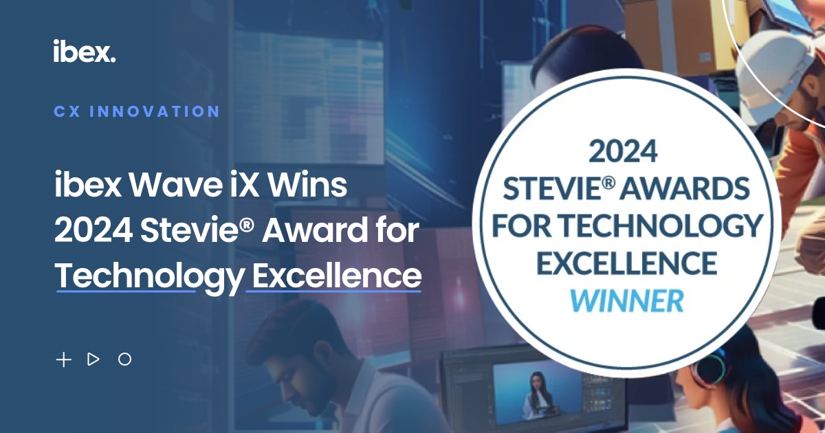 ibex PR graphic - Stevies Tech Excellence Awards_F