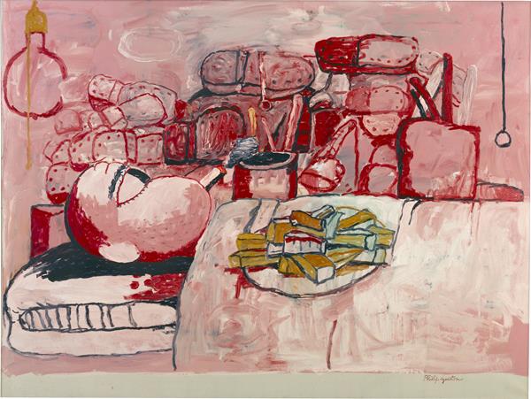 Philip Guston, Painting, Smoking, Eating, 1973, oil on canvas, Stedelijk Museum, Amsterdam, © The Estate of Philip Guston