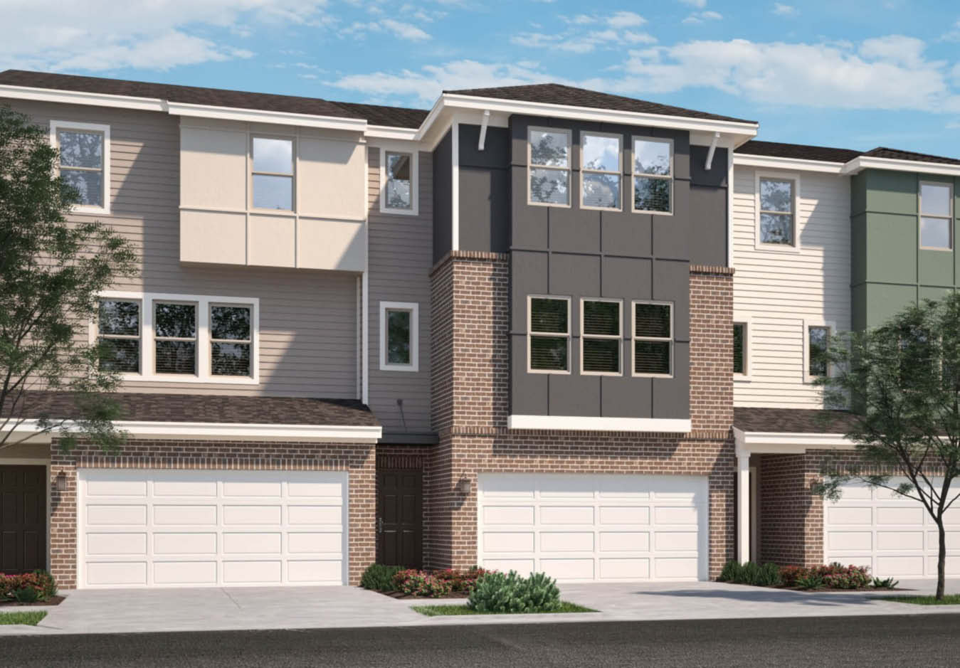 Meritage Homes Brickyard townhomes