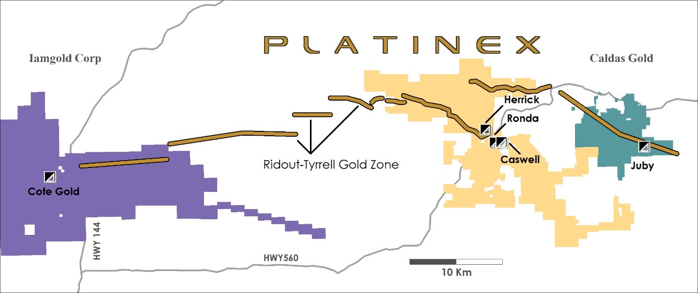 Platinex Inc. Announces Initiation of Exploration on Its Shining Tree Property