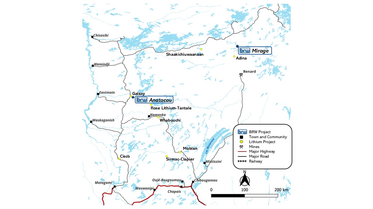 Figure 1: Mirage Project Location