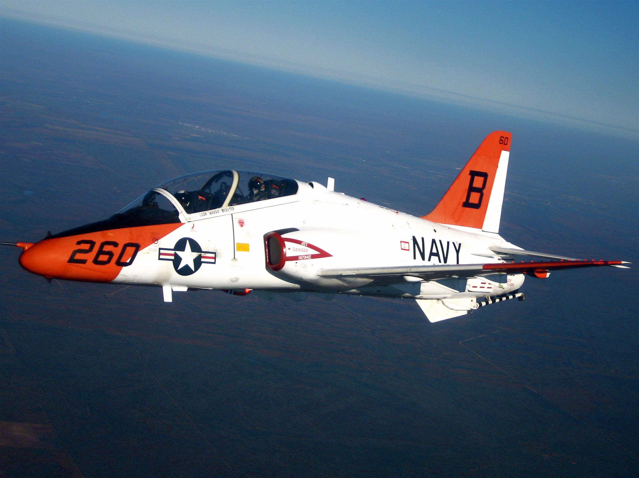 U.S. Navy T-45 Goshawk training aircraft