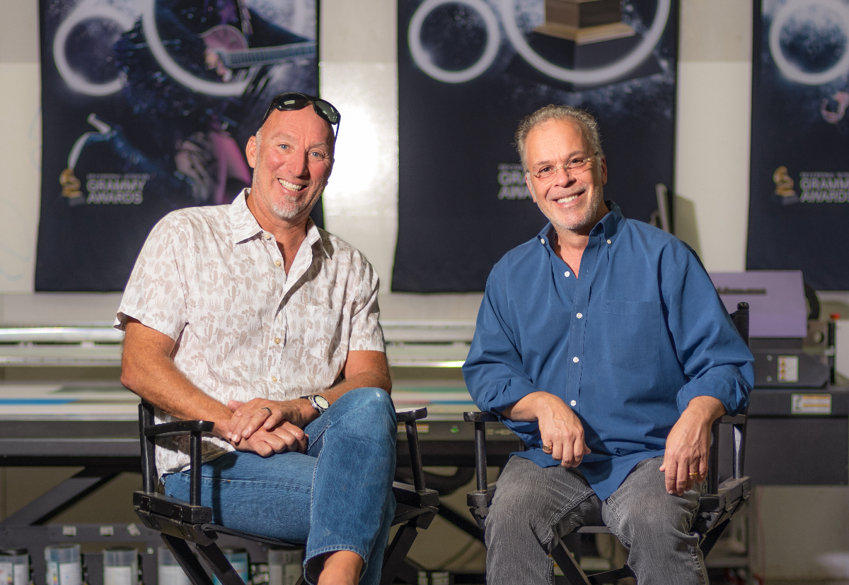 Lewis & Clark is the new L.A.-based, live event and broadcast television firm launched by Joe Lewis (left) and R.A. Clark (right), both veteran producers of the most important events in entertainment and sports for decades. Find out more at lewisandclark.tv. (Photo by Ken Pagliaro)