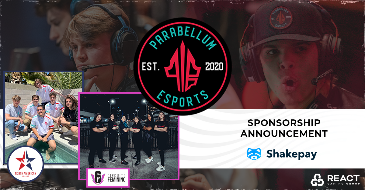 Parabellum Esports reçoit une commandite de Shakepay