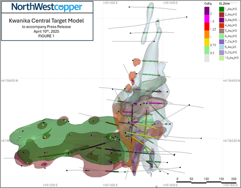 NorthWest Announces Target Model at Kwanika with Higher-Grade Zones Over Significant Thicknesses to Support New Strategic Approach
