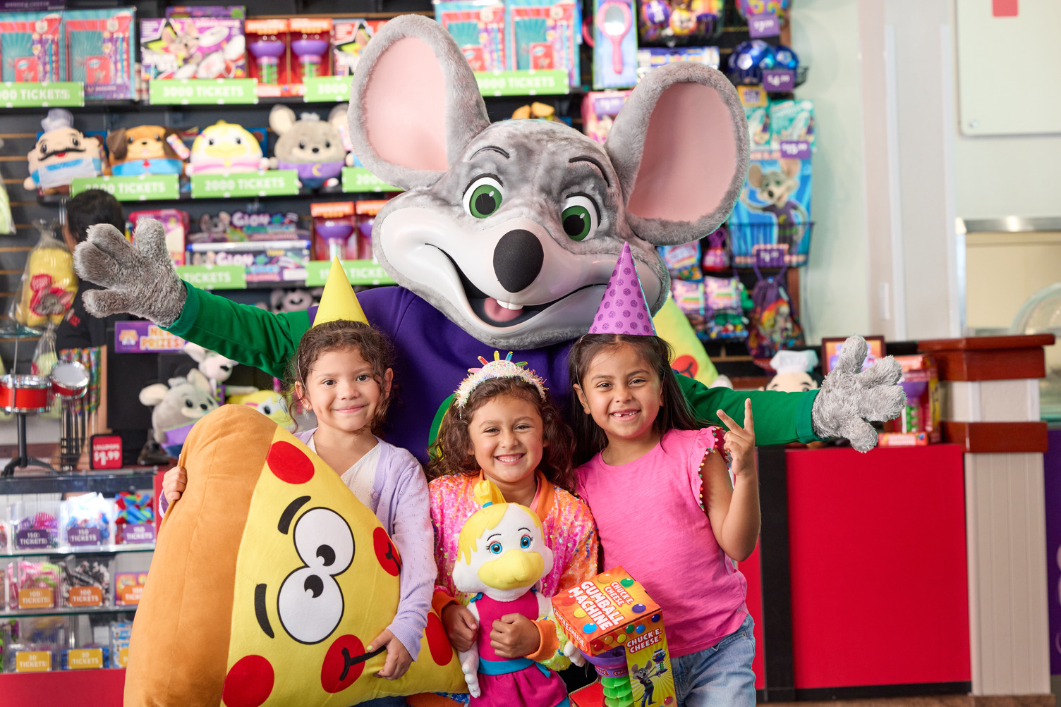 ChuckECheese Iconic Prize Wall