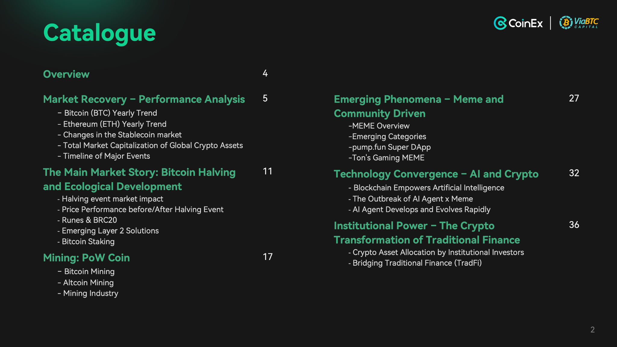 CoinEx & ViaBTC Release 2024 Crypto Annual Report: